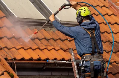 Démoussage et hydrofuge de toiture à Sagnes-et-Goudoulet
